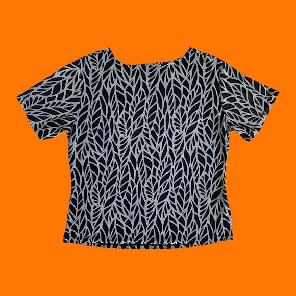 90's vintage burnout mesh boxy oversized top SMALL MEDIUM - Picture 6 of 8